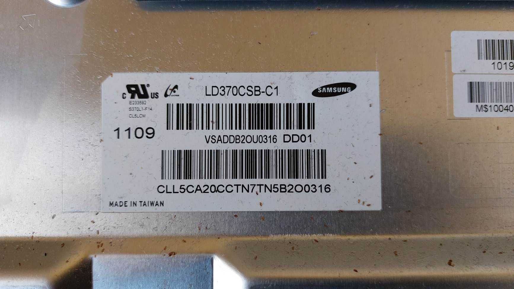 SAMSUNG UE37D6500 listwy podświetlenie LED 2011SVS37 JVG4-370SMB-R3