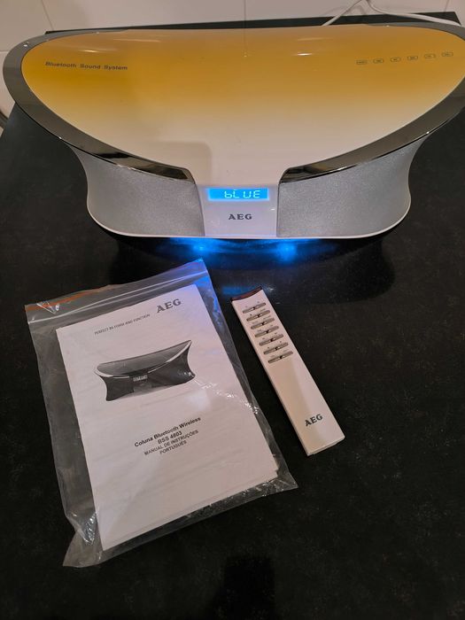 Coluna Bluetooth Portátil AEG BSS 4803. Como nova.