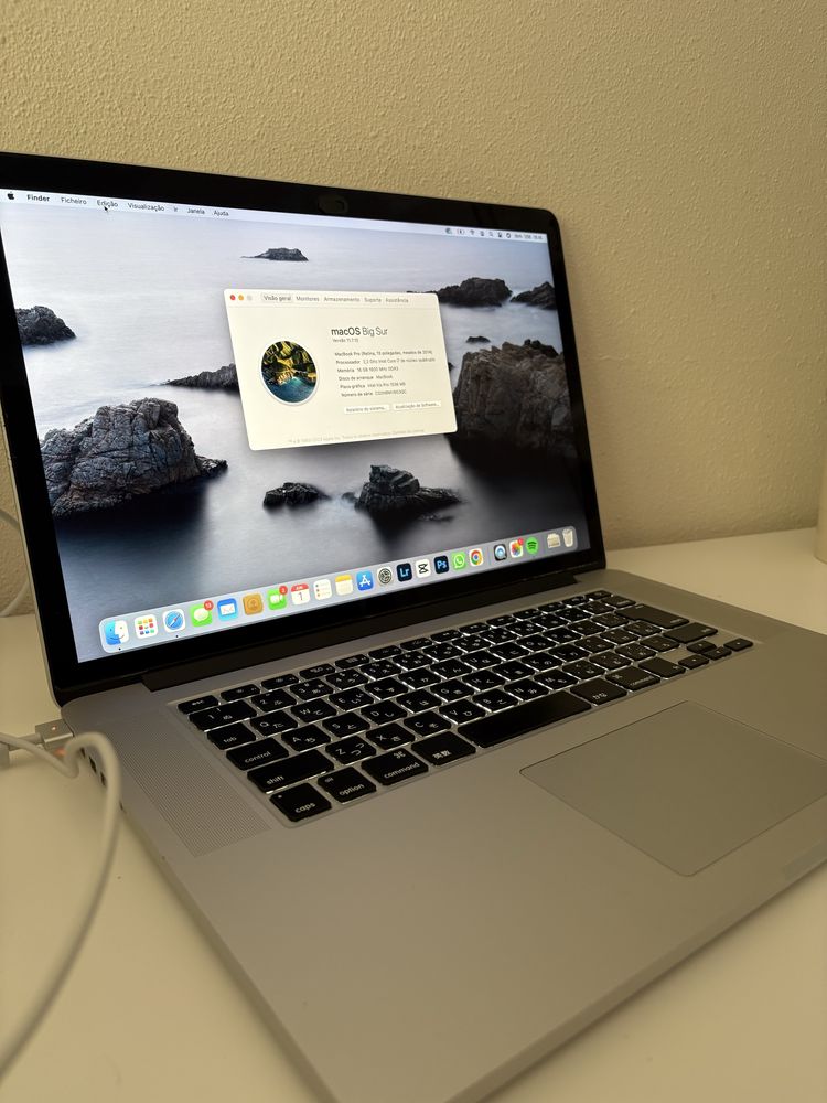 Macbook pro retina i7 15 polegadas