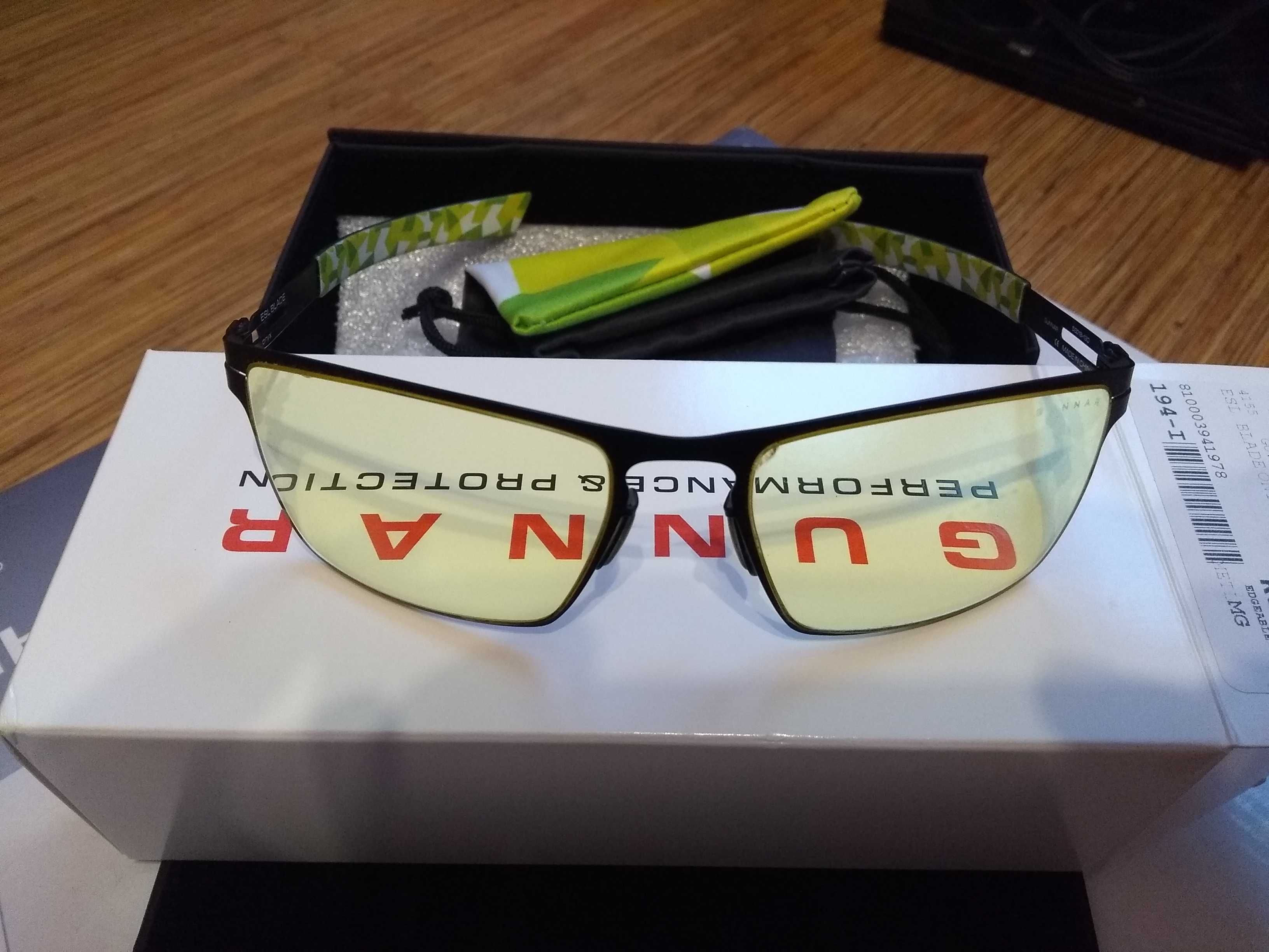 Okulary korekcyjne +0.75 do komputera, gamingowe Gunnar ESL Blade