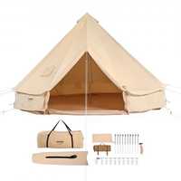 Tenda  Canvas Bell 3m / 9,8 pés Tenda de lona de 4 temporadas