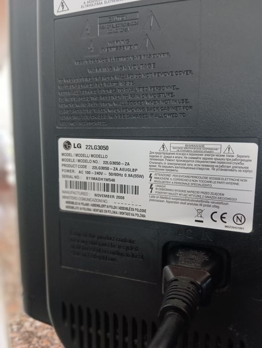 Tv lcd LG 24 " como nova