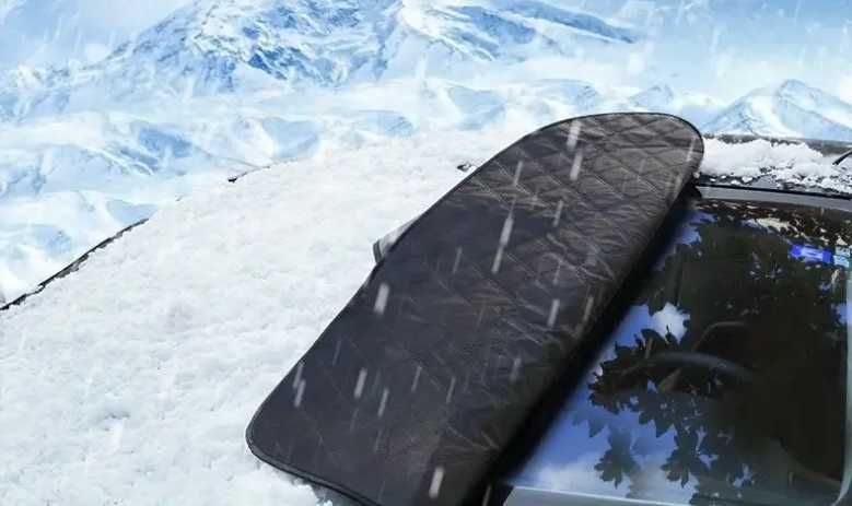 Osłona całoroczna przedniej szyby samochodu z rękawkami