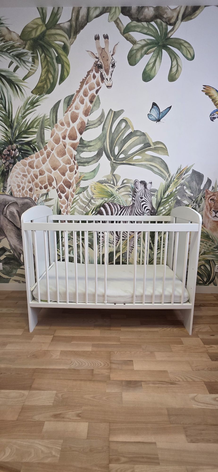 Lozeczko 120 x 60 żyrafka z materacem safari Klupś