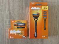 Maszynka do golenia + 8x Nowe Oryginalne wkłady Gillette Fusion