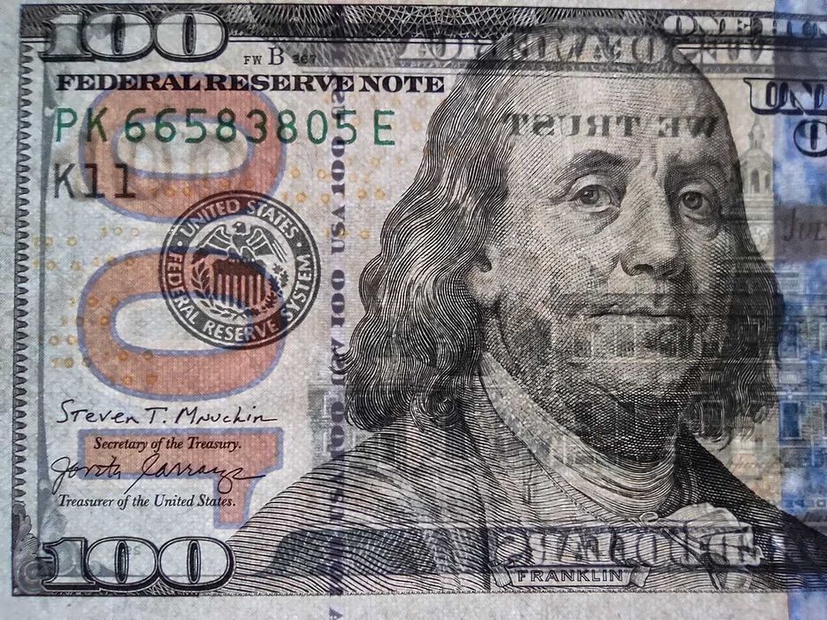 Banknot USA 100 Dolarów 100 USD stan UNC seria 2017 A