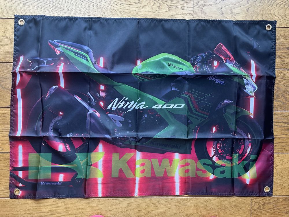 Flaga Kawasaki Ninja 400 / Nowa 90/60