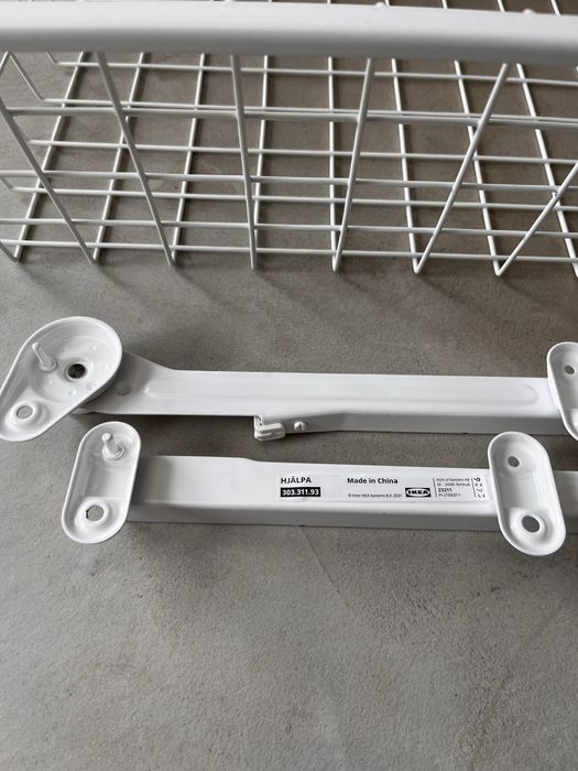 Hjalpa Kosz metalowy z prowadnicą do szafy Ikea Platsa 60x40cm