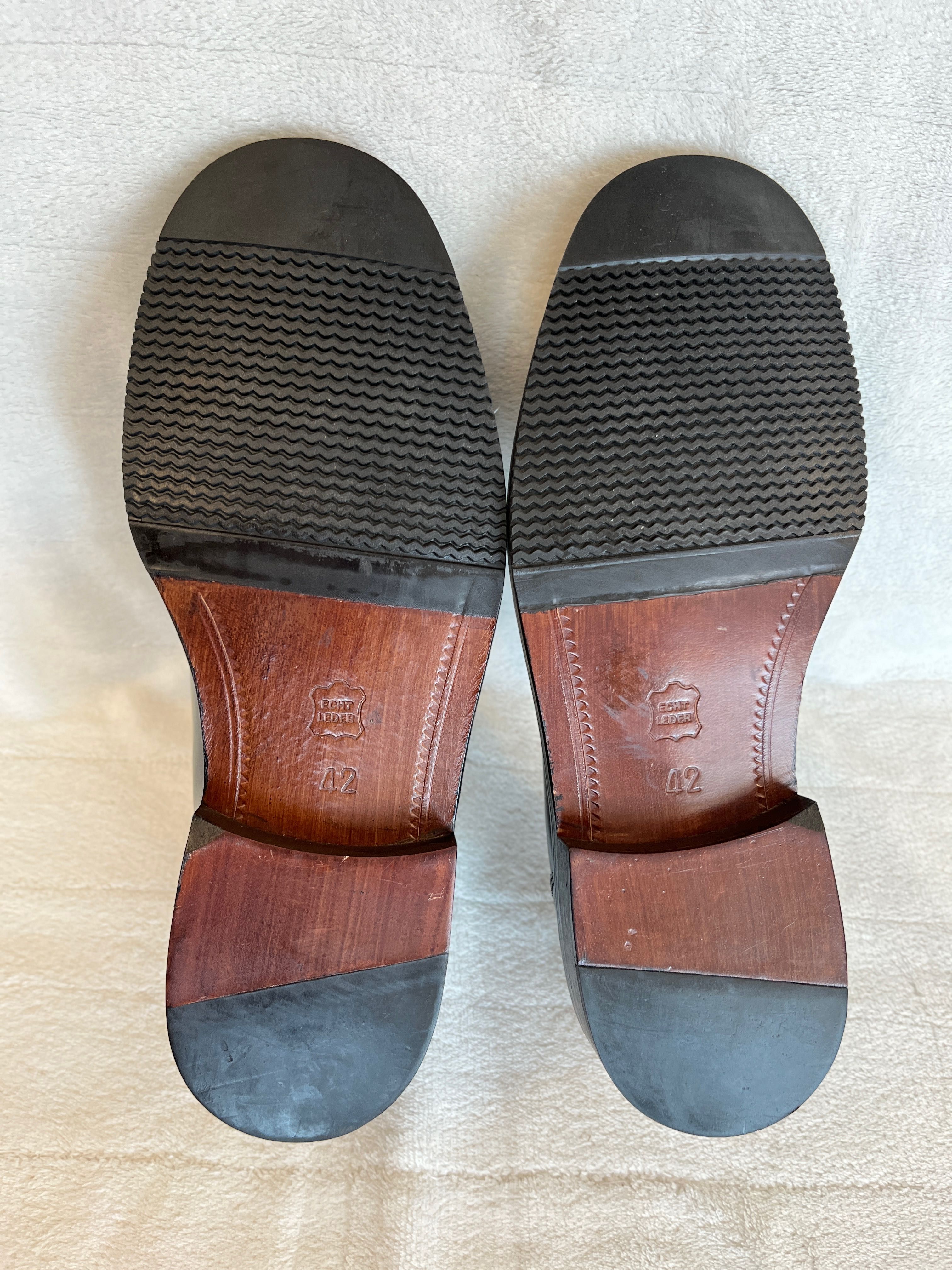 Men's City Shoes całe ze skóry lakierowanej derby półbuty męskie