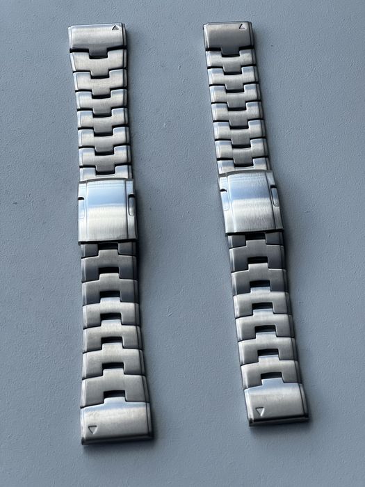 Титановий ремінець Garmin 22/26mm quick fit браслет ремешок гармин