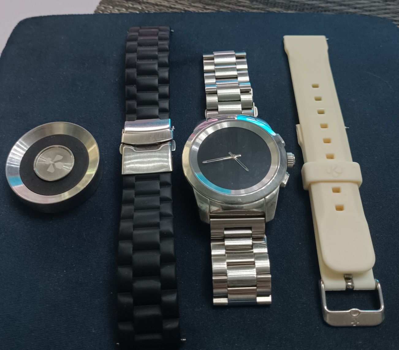 My Kronoz stalowy smartwatch wskazówki punk