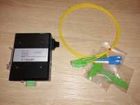 Media konwerter przemysłowy światłowód Ethernet rj45 scp RF-IMC-101-10