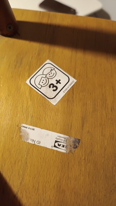 Krzesełko dziecięce 3+ Ikea Agam