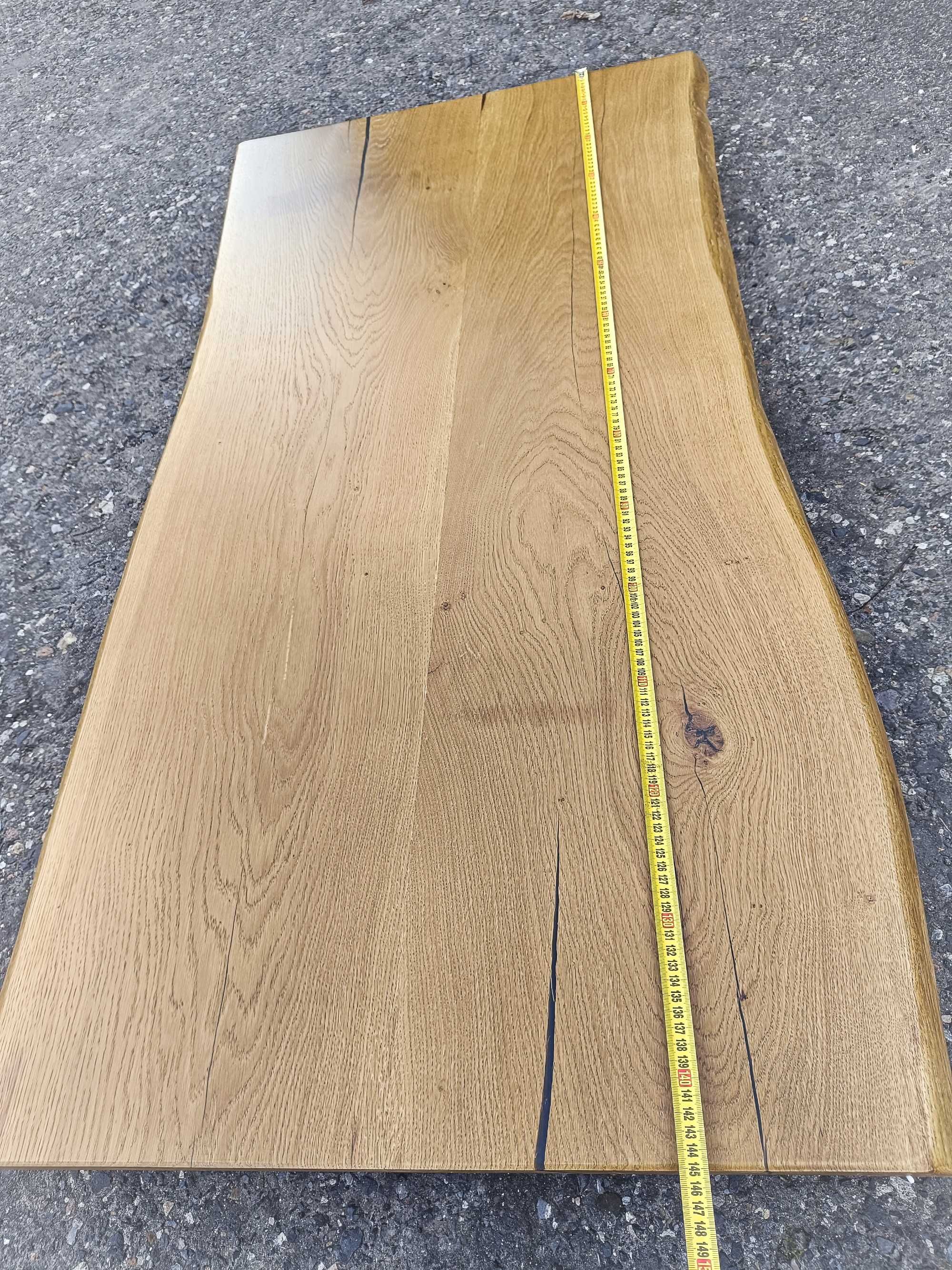Blat dębowy 145x70 Rustykalny na biurko