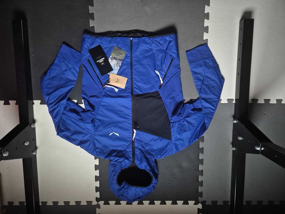 Nowa męska turystyczna kurtka hybrydowa górska Salewa Tirol Wool 50/L