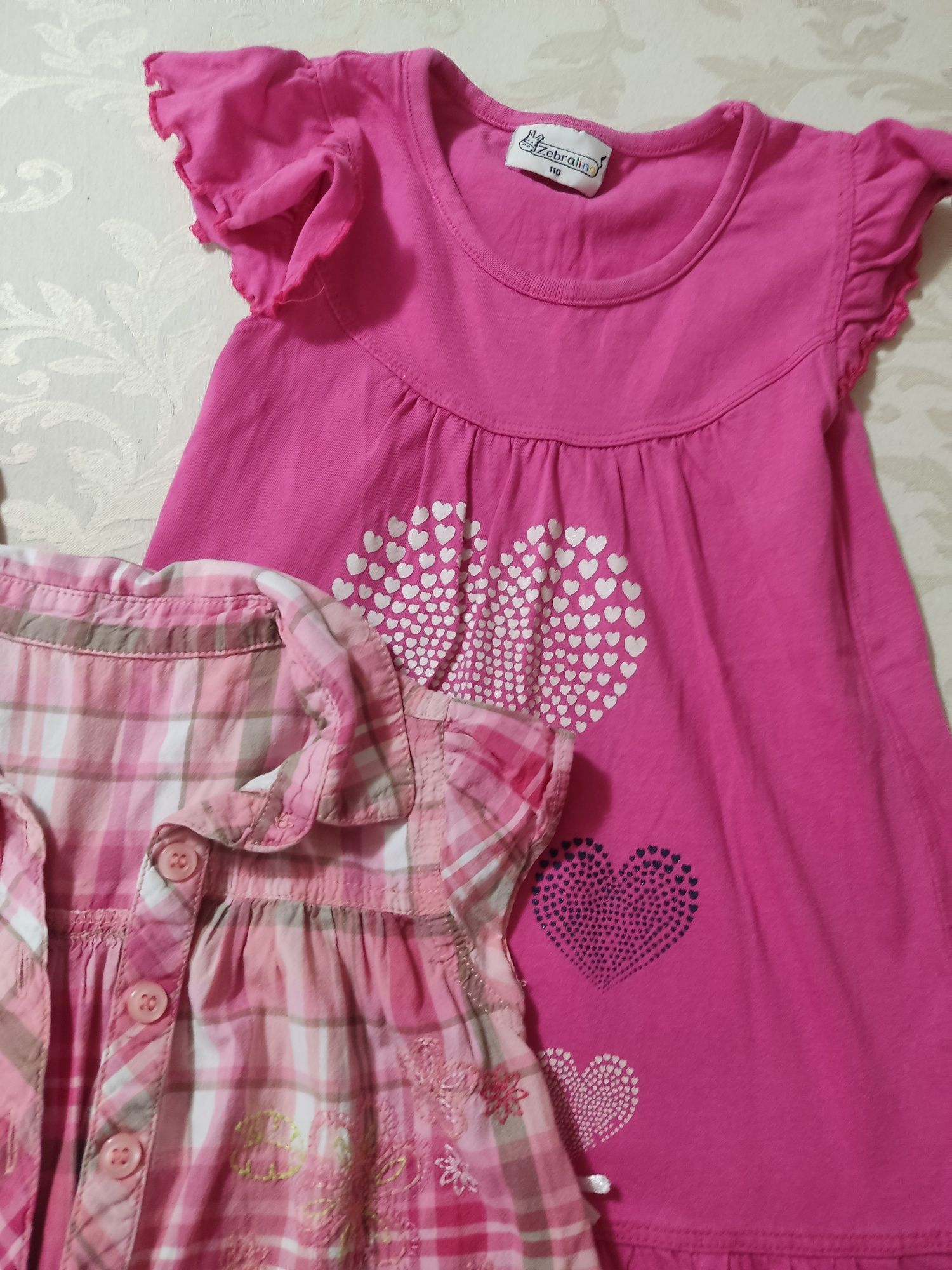 Zestaw, 4, sukienka, sukieneczka, 110