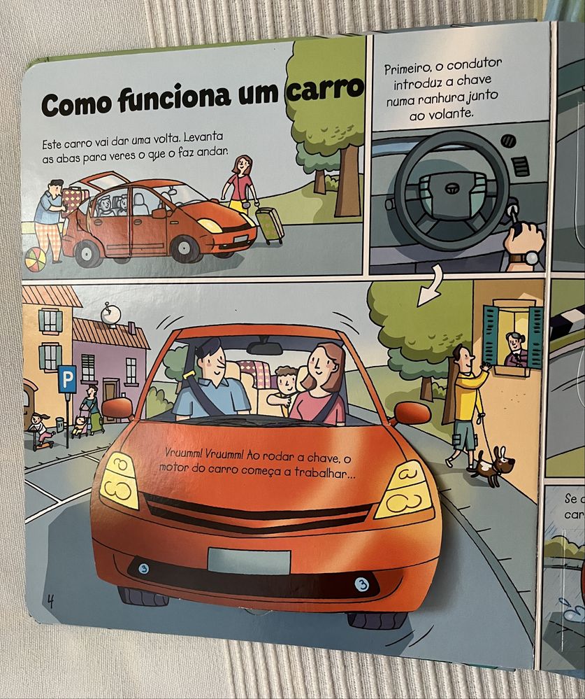 Livro Descobre os Carros