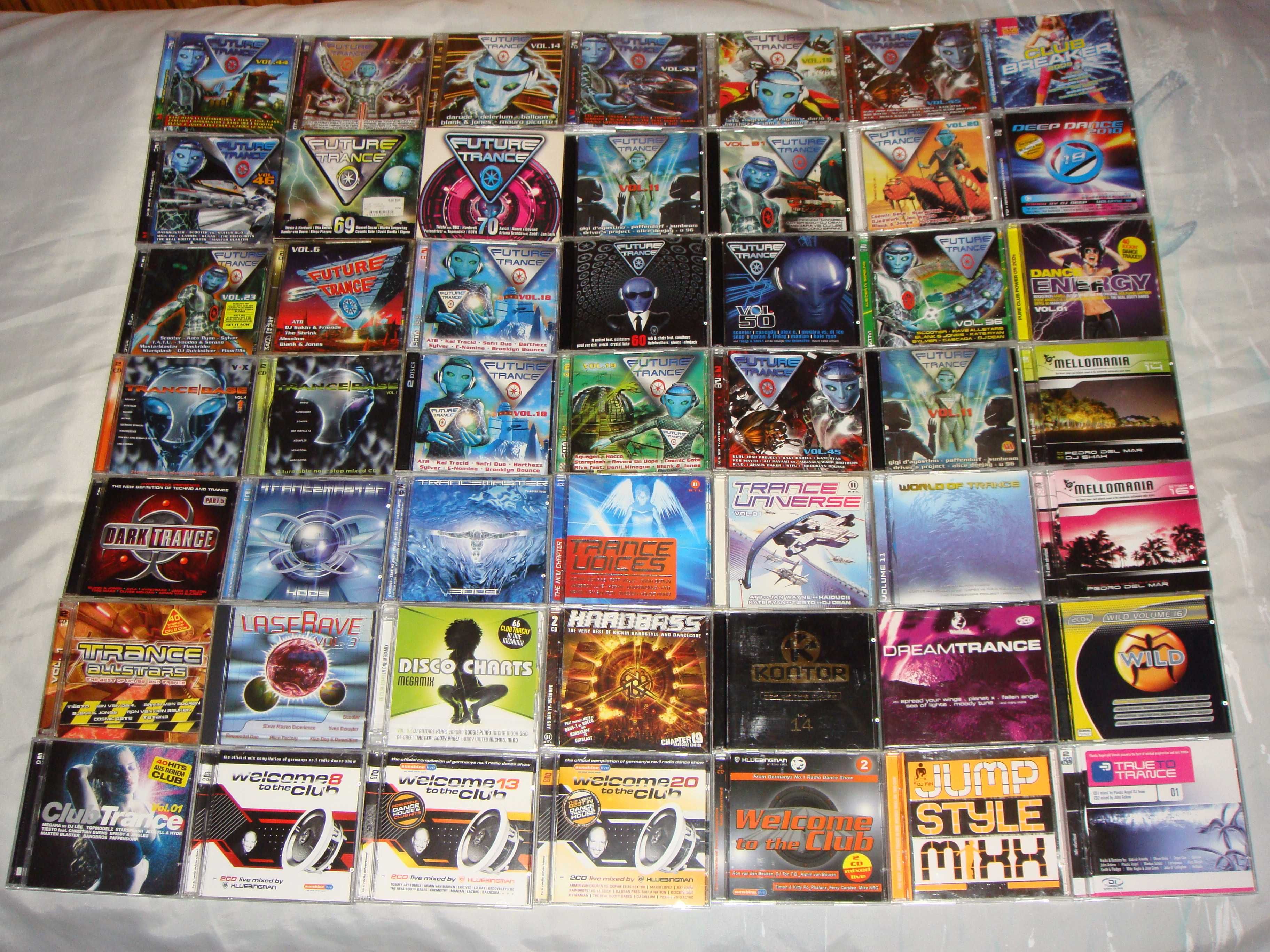 1000 - Płyt  CD ,,, Trance , Techno , Dance , House