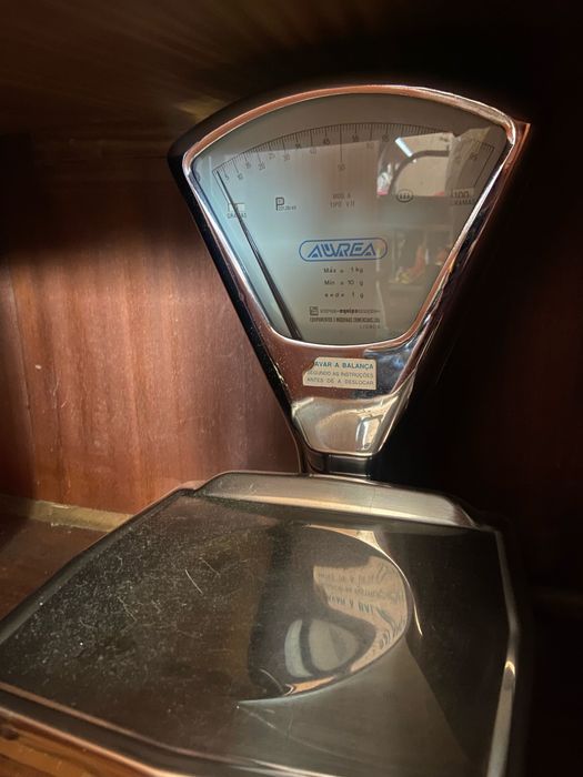 Balança branca de aluminio