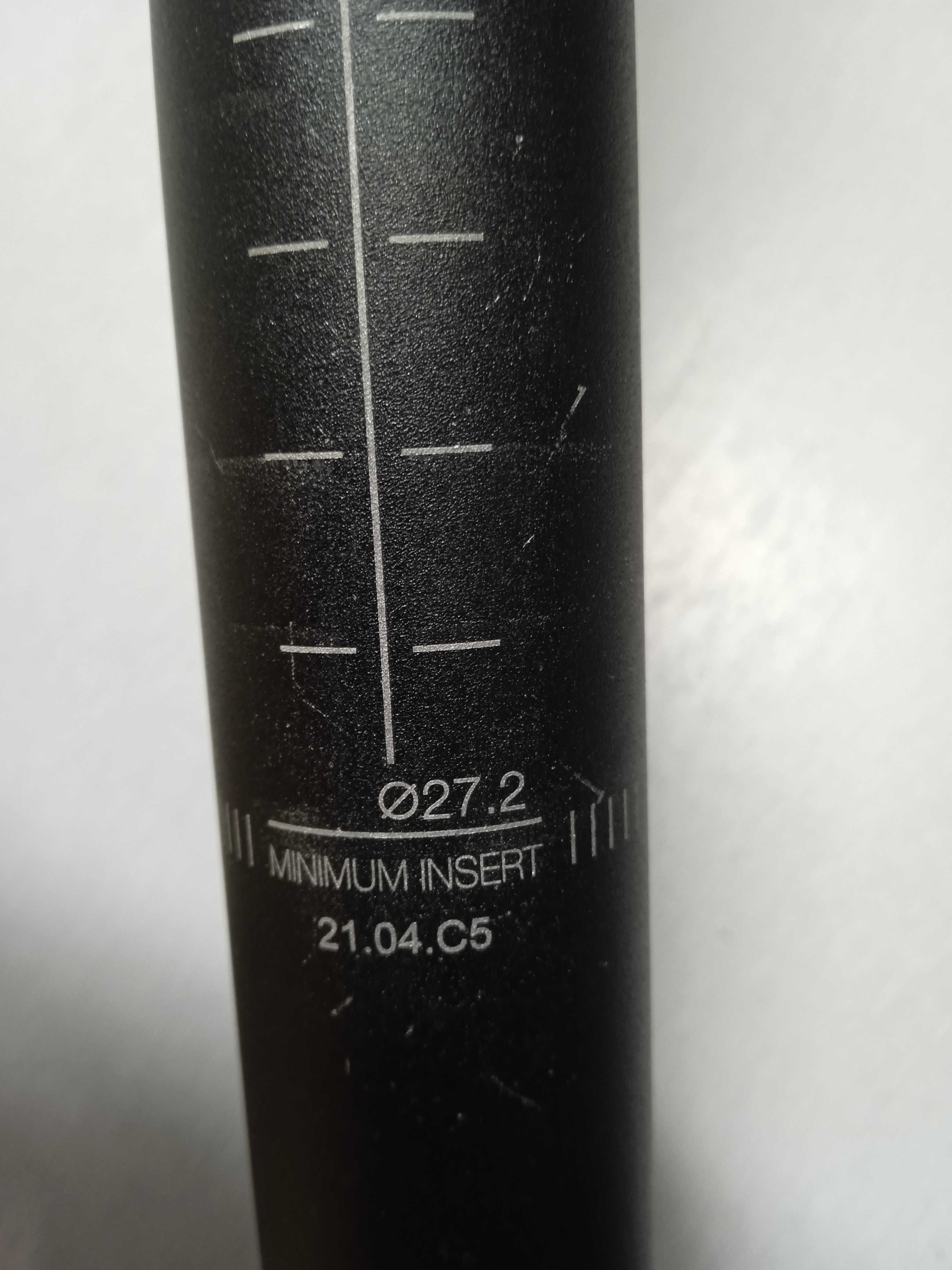 Sztyca XLC Pro SP-S05 czarny / Długość: 350 mm / Średnica: 27,2