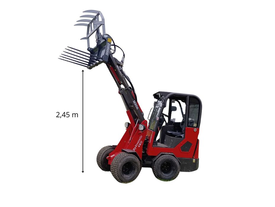 Mini ładowarka teleskopowa, przegubowa 1,5t wypożyczalnia