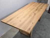 Stół w stylu skandynawskim lite drewno dębowe