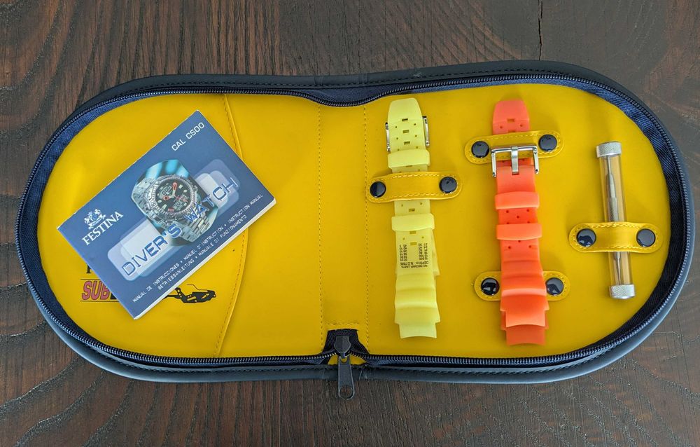 Festina Depthmeter Divers F6694/1 - *NOVO* (Relógio de Mergulho)