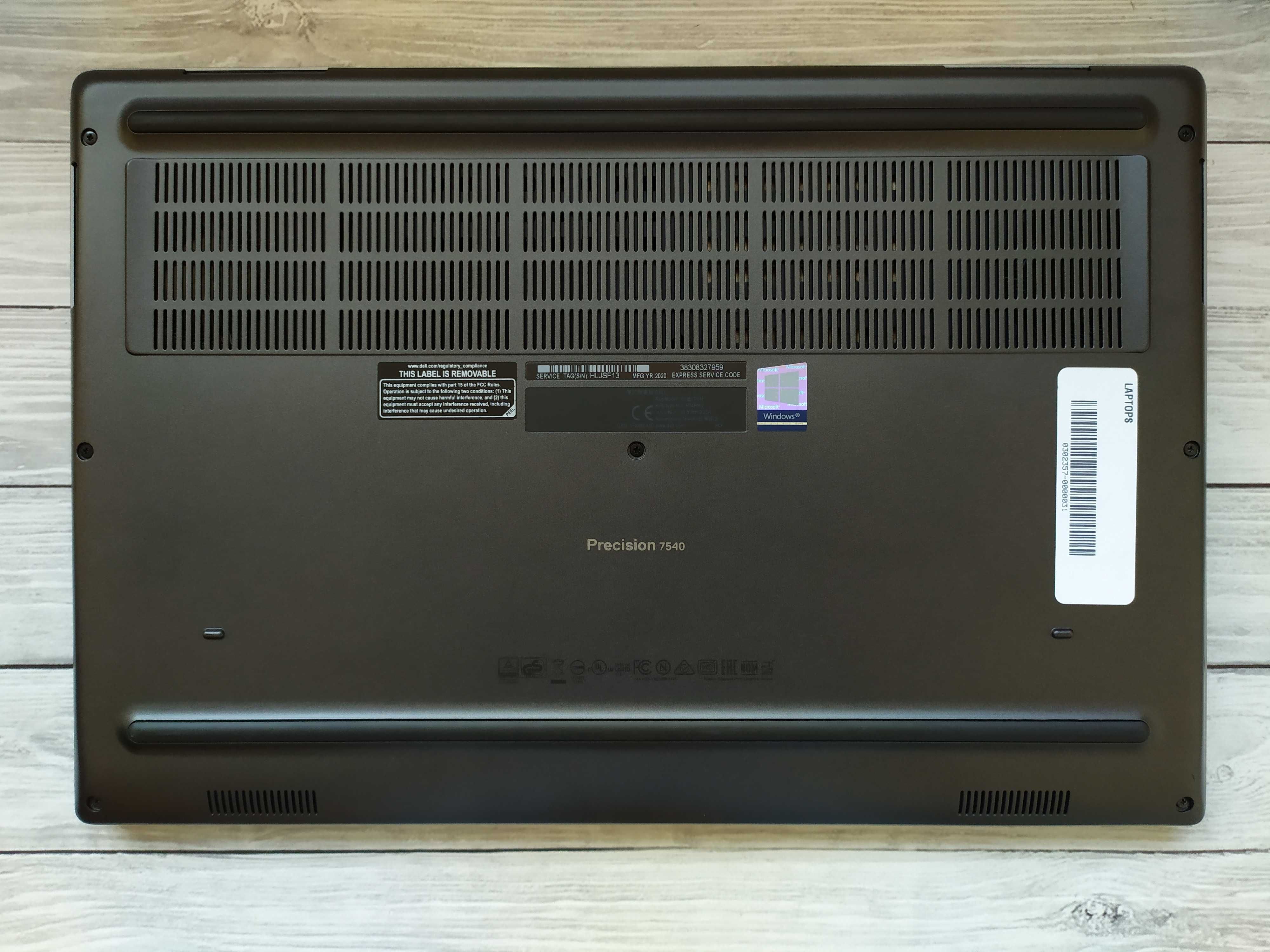 Dell Precision 7540 FHD IPS i5-9400H/32GB/512GB/NVIDIA T2000 4GB