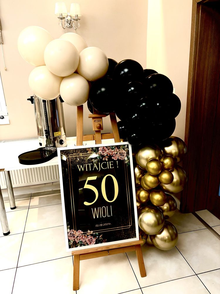 Ścianki balonowe ścianka balonowa balony dekoracja przyjecia komunia