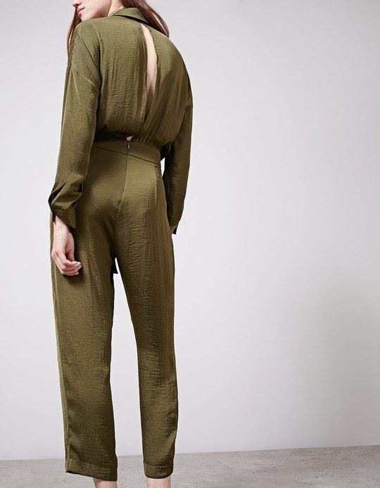 Stradivarius m 38 kombinezon zielony