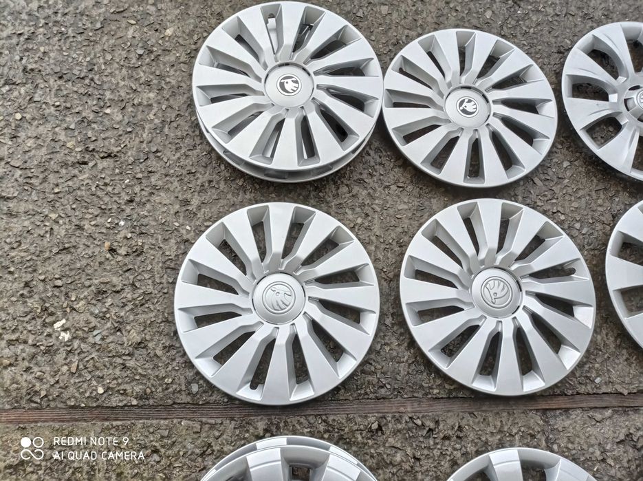 Колпаки 14-17 Skoda A7 Octavia A5 Fabia Rapid Jeti Шкода