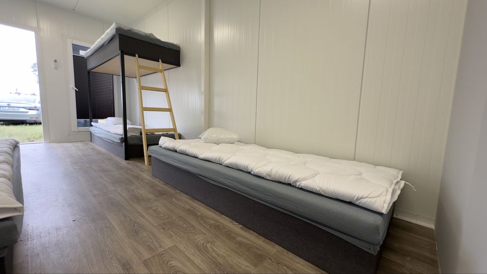 Kontener socjalny/mieszkalny 7x3 m. Wysoki standard, lazienka,klima,tv