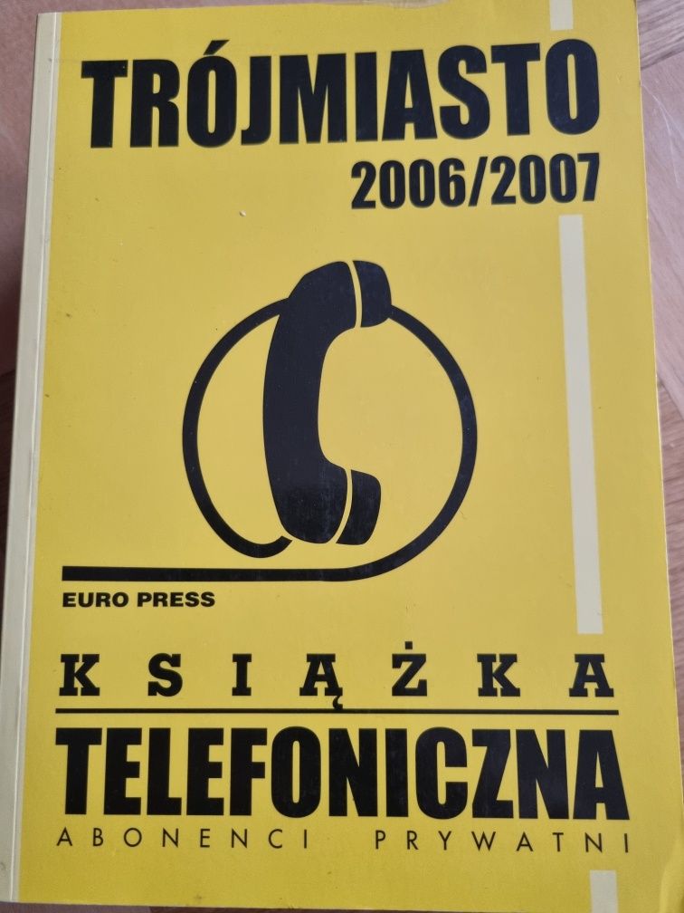 Książka telefoniczna trójmiasto z 2006-7r.