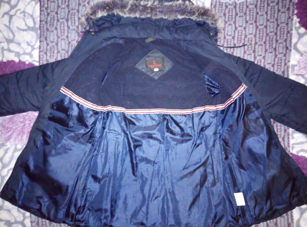 Куртка - пальто + варежки в подарок