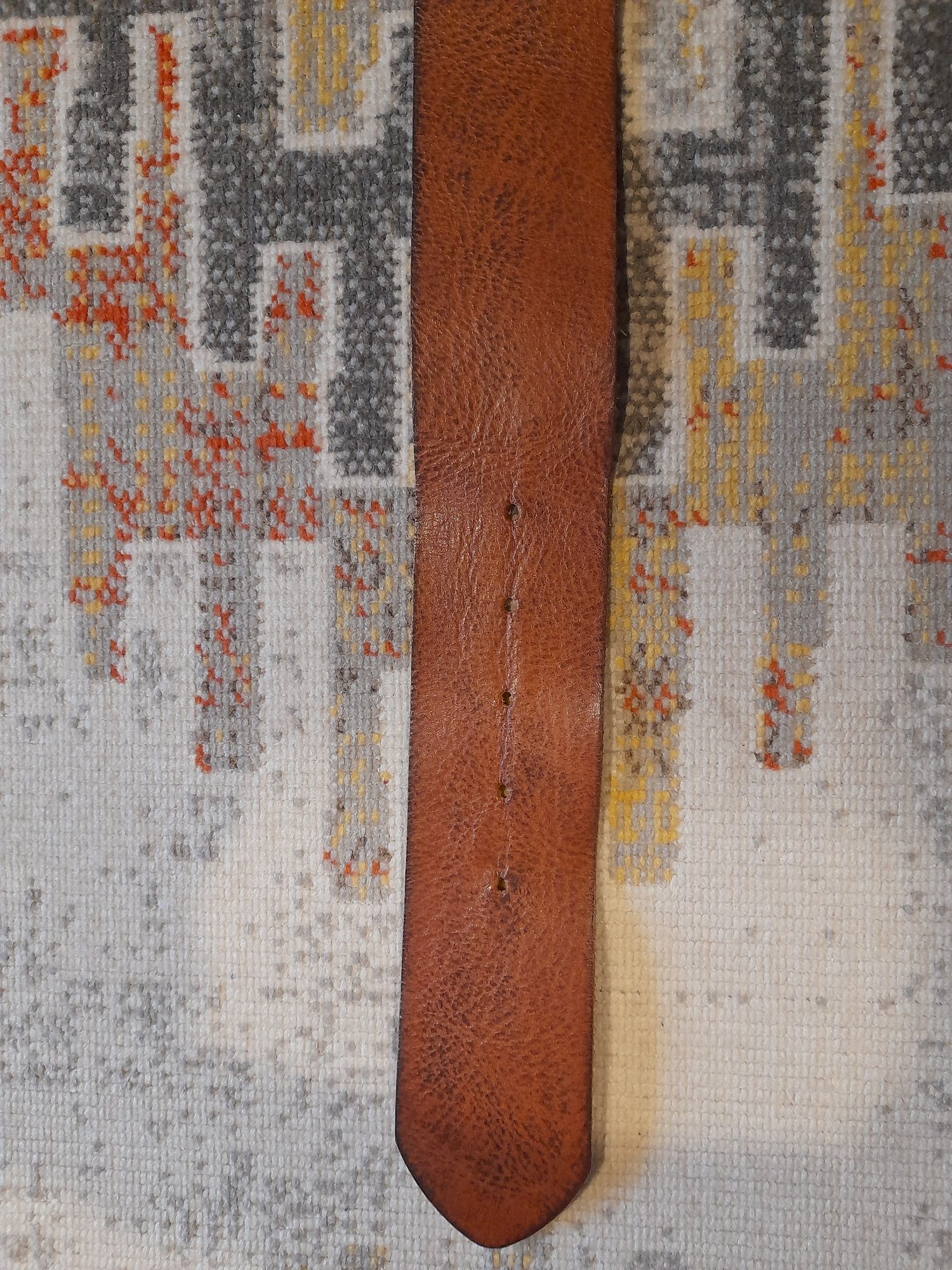 Szeroki pasek damski Benetton skóra 5cm
