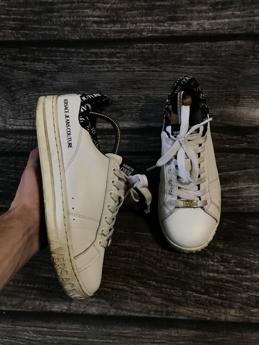 Versace шкіряні чоловічі кросівки оригінал