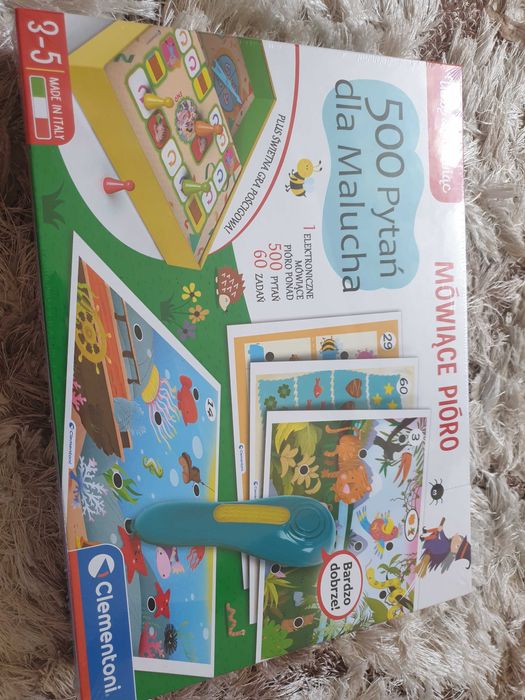 Nowe Mówiące Pióro 500 pytań Clementoni