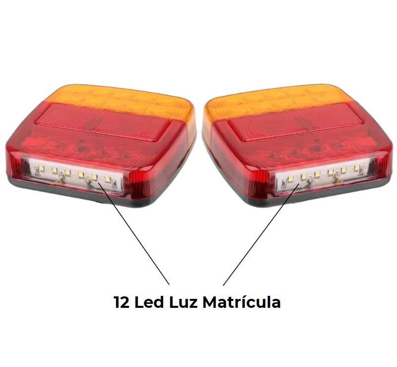 Farolins LED Com Luz Matricula