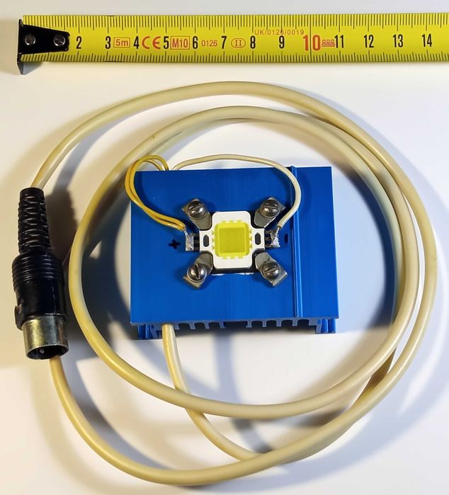 Сверхяркий светодиод 10W White 12V BIN2 + драйвер.