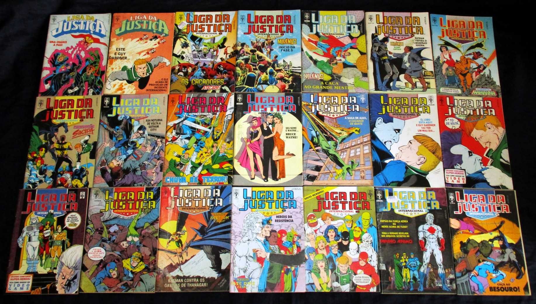 Livros BD Liga da Justiça Abril DC Comics