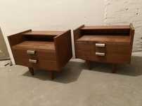 Stolik nocny x2 PRL Vintage
