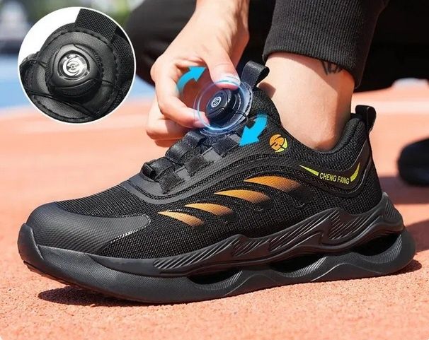 Buty robocze z podnoskiem ochronnym i wiązaniem boa