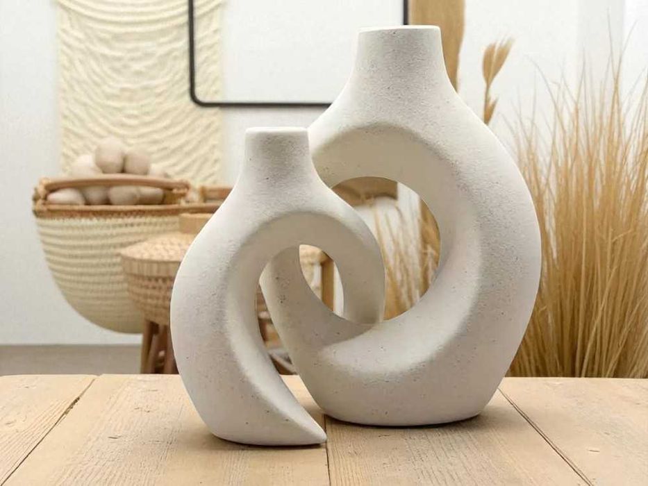 WAZONY DEKORACYJNE 2szt wysokiej jakości Ceramika Ponadczasowy Design