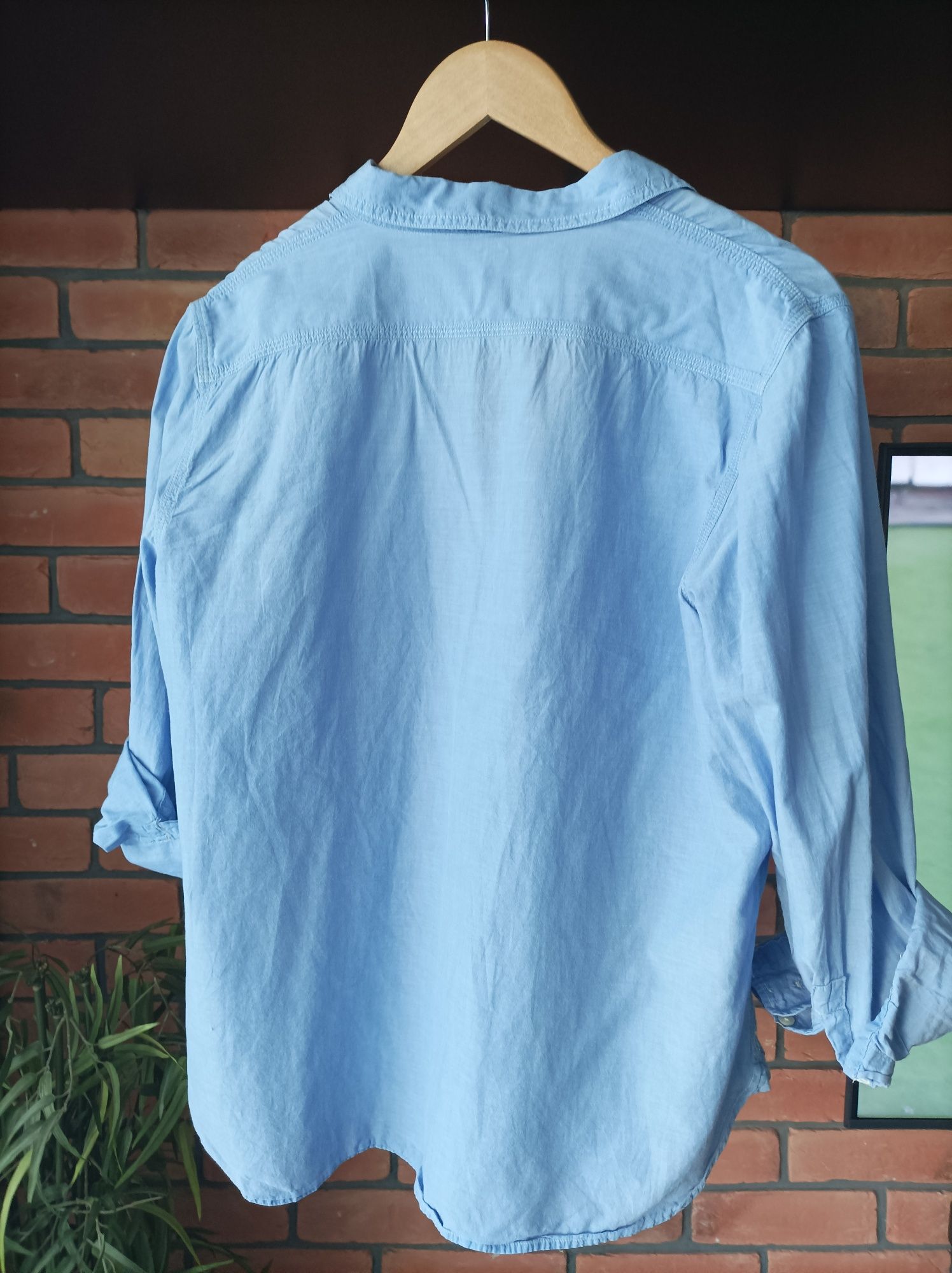 Oryginalna koszula Ralph Lauren niebieska