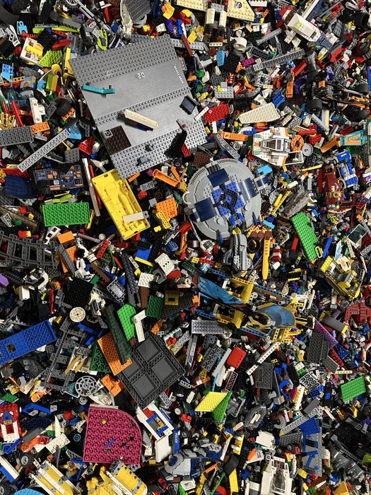 Klocki LEGO oryginalne mix 1 kg z figurkami