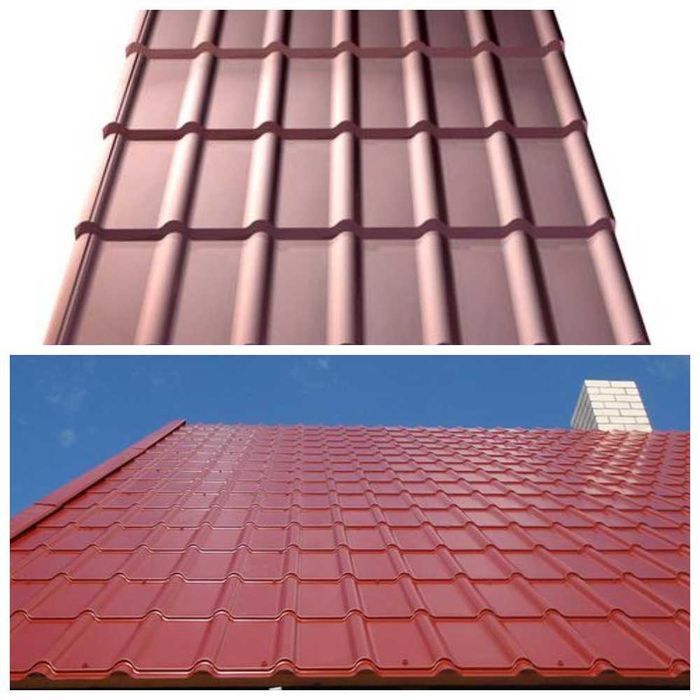 Металочерепиця (Фінська) Металопрофіль профнастил RUUKKI.  Рууккі