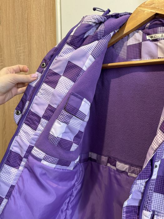 Куртка фіолетова зимова лижна жіноча