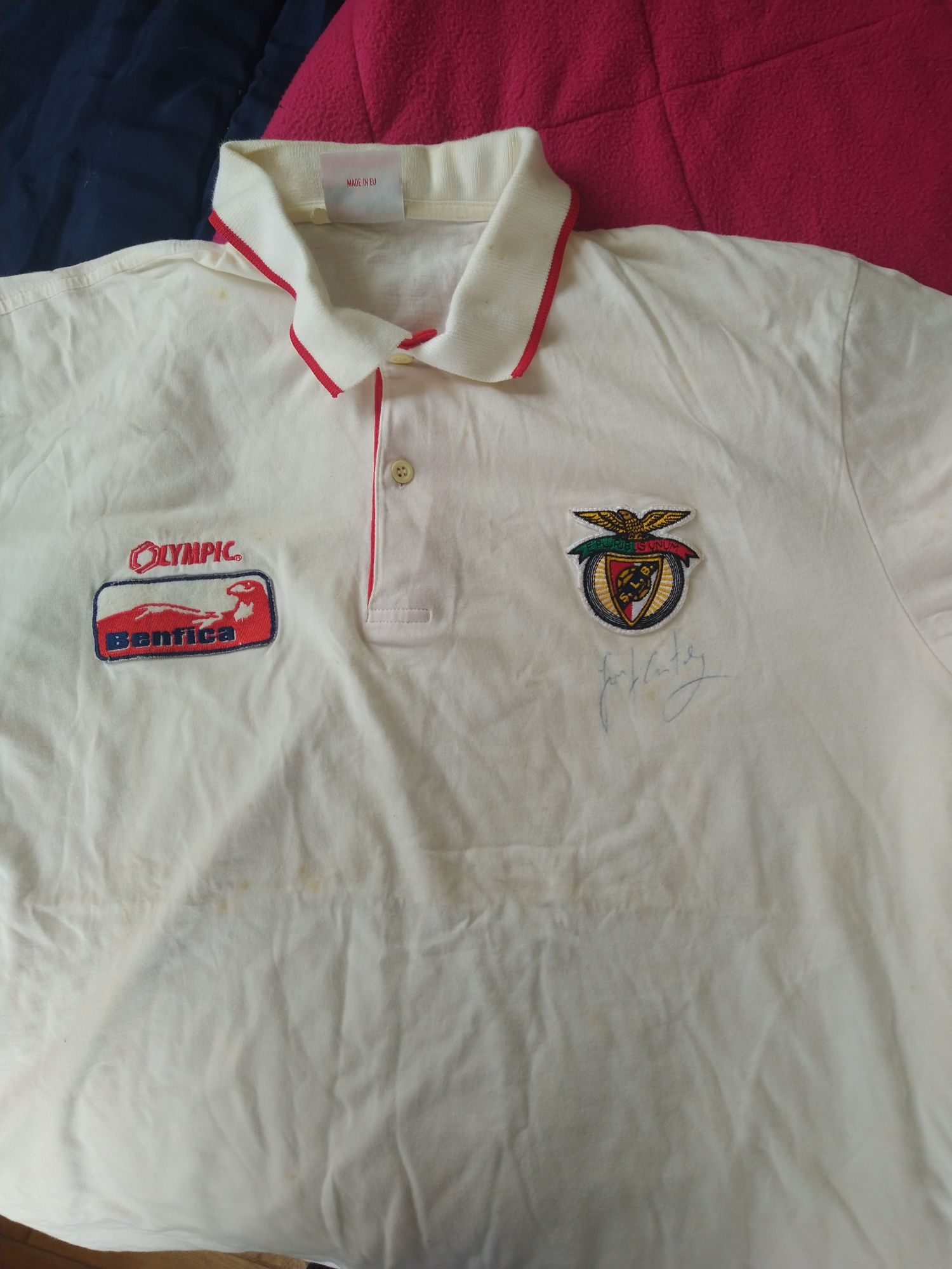 Camisola Benfica 2000/2001 Autografada