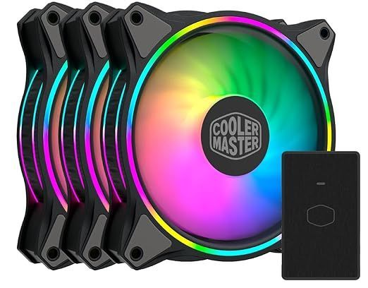 cooler master wentylator obudowy pc z podwójnym oświetleniem rgb