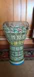 Tambor africano pintado à mão (para restauro)